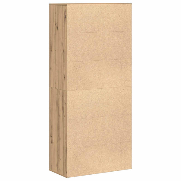 Korkea kaappi 80 x 39 x 178 cm Tekninen puu Artisaanitammi