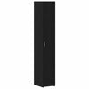 Korkea kaappi Musta tammi 30 x 42.5 x 185 cm Tekninen puu