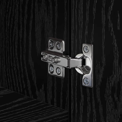 Korkea kaappi Musta tammi 45 x 42.5 x 185 cm Tekninen puu