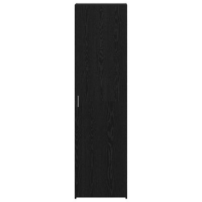 Korkea kaappi Musta tammi 50 x 42.5 x 185 cm Tekninen puu