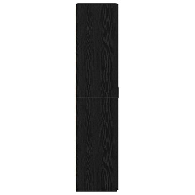 Korkea kaappi Musta tammi 70 x 42.5 x 185 cm Tekninen puu