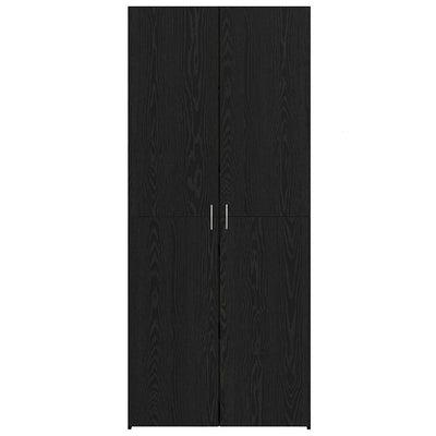 Korkea kaappi Musta tammi 40 x 42.5 x 185 cm Tekninen puu