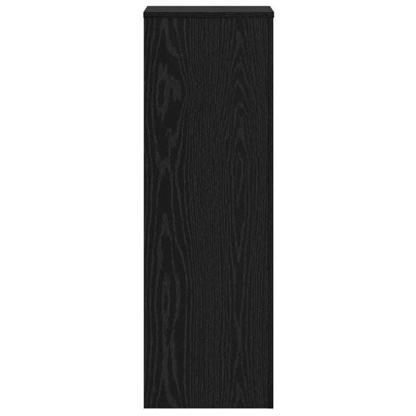 Kasviteline 2 kpl Musta tammi 33 x 33 x 100 cm Tekninen puu