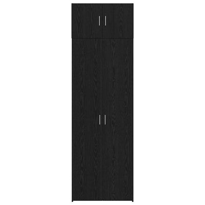 Säilytyskaappi Musta tammi 70 x 42,5 x 225 cm Tekninen puu