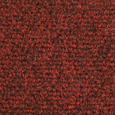 Itsekiinnittyvät porrasmatot 20 kpl punainen 65x21x4 cm