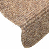 Portaiden matot Itsekiinnittyvät 30 kpl kerma 65x21x4 cm