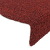 Itsekiinnittyvät porrasmatot 20 kpl punainen 56x17x3 cm