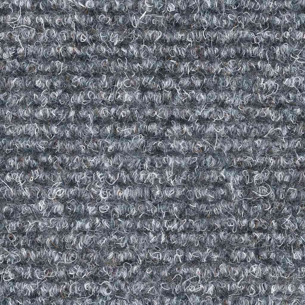 Vaaleanharmaa itsekiinnittyvät porrasmatot Corbett 56x17x3cm (30 kpl)