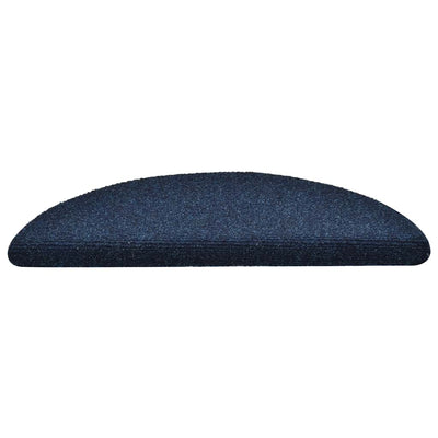 Itsekiinnittyvät porrasmatot 30 kpl navy 56x17x3 cm