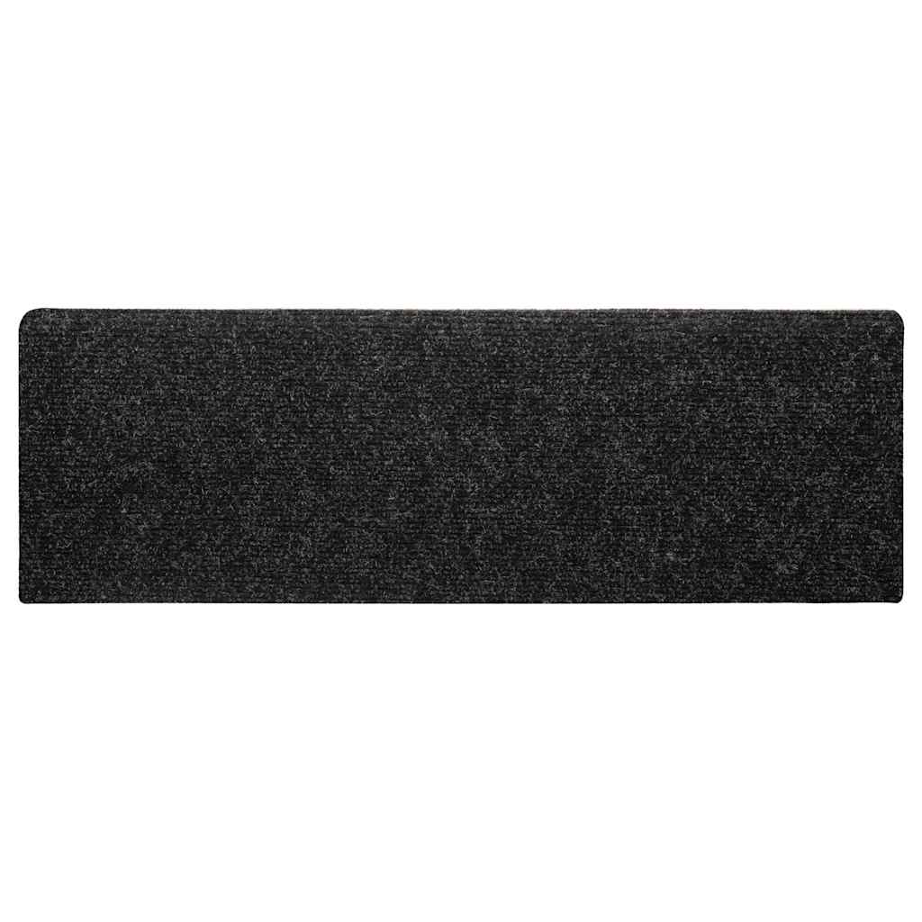 Musta itsekiinnittyvät porrasmatot Tuberon 65x21x4cm (30 kpl)