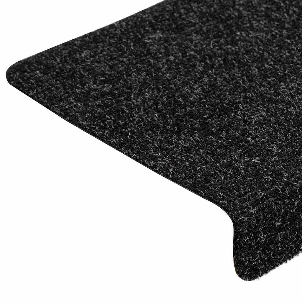 Musta itsekiinnittyvät porrasmatot Tuberon 65x21x4cm (30 kpl)