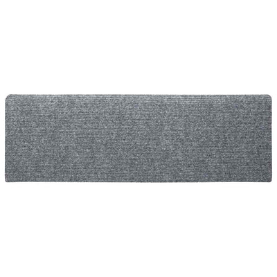 Vaaleanharmaa itsekiinnittyvät porrasmatot Tuberon 65x21x4cm (30 kpl)