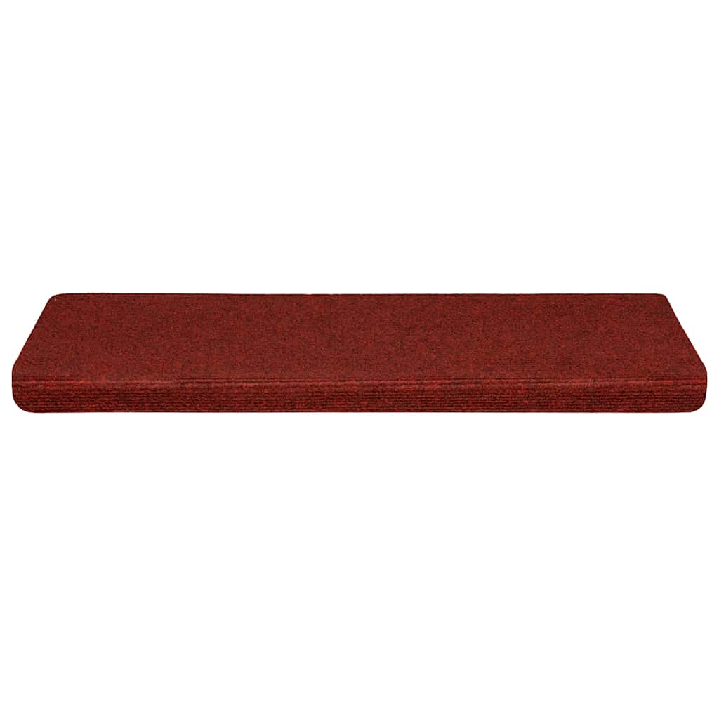 Punainen itsekiinnittyvät porrasmatot Tuberon 65x21x4cm (30 kpl)
