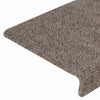 Portaiden matot Itsekiinnittyvät 30 kpl kerma 65x21x4 cm