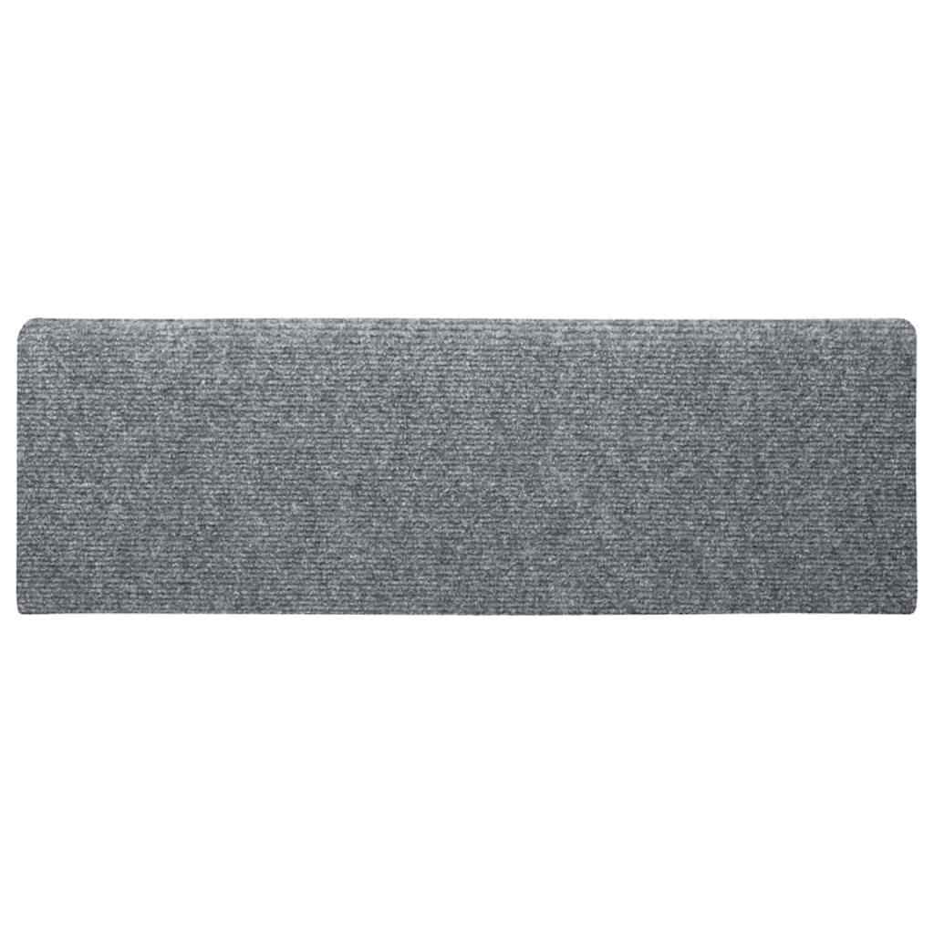 Vaaleanharmaa itsekiinnittyvät porrasmatot Tuberon 65x21x4cm (20 kpl)