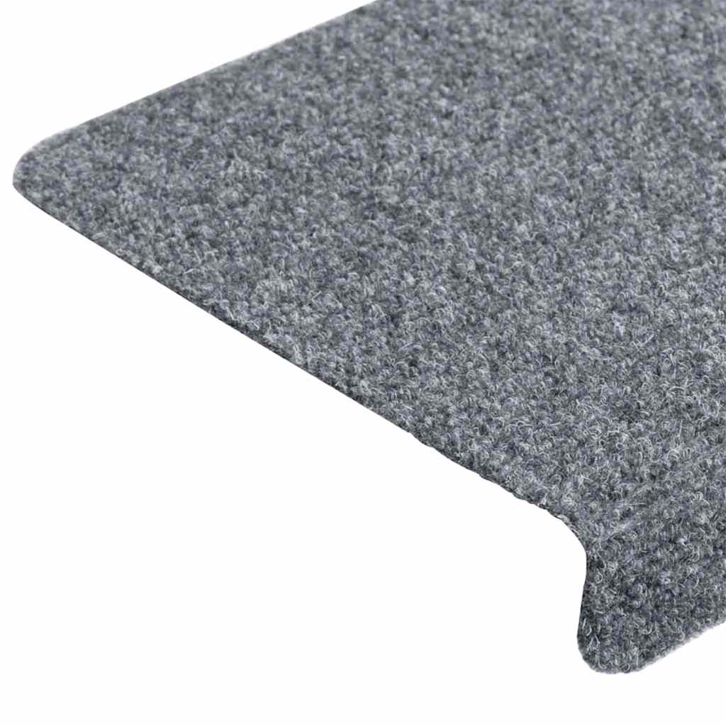 Vaaleanharmaa itsekiinnittyvät porrasmatot Tuberon 65x21x4cm (20 kpl)