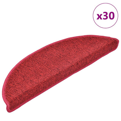 Porrasmatot 30 kpl Bordeaux Red 56x17x3 cm