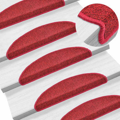 Porrasmatot 30 kpl Bordeaux Red 56x17x3 cm
