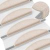 Porrasmatot 30 kpl Taupe 56x17x3 cm