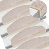 Porrasmatot 30 kpl Taupe 65x24x4 cm