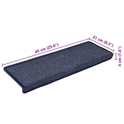 rappumatot 30 kpl 65x21x4 cm harmaa ja sininen