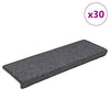 rappumatot 30 kpl 65x21x4 cm harmaa ja musta