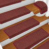 Porrasmatot 30 kpl 65x21x4 cm Matta punainen