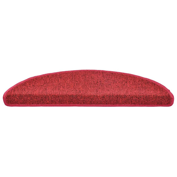 Porrasmatot 20 kpl 56x17x3 cm punainen puolipyöreä