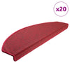 Porrasmatot 20 kpl Bordeaux Red 65x24x4 cm