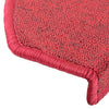 Porrasmatot 20 kpl Bordeaux Red 65x24x4 cm