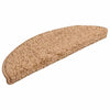 Porrasmatot 30 kpl 56x17x3 cm Beige puolipyöreä
