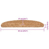 Porrasmatot 30 kpl Beige 65x21x4 cm