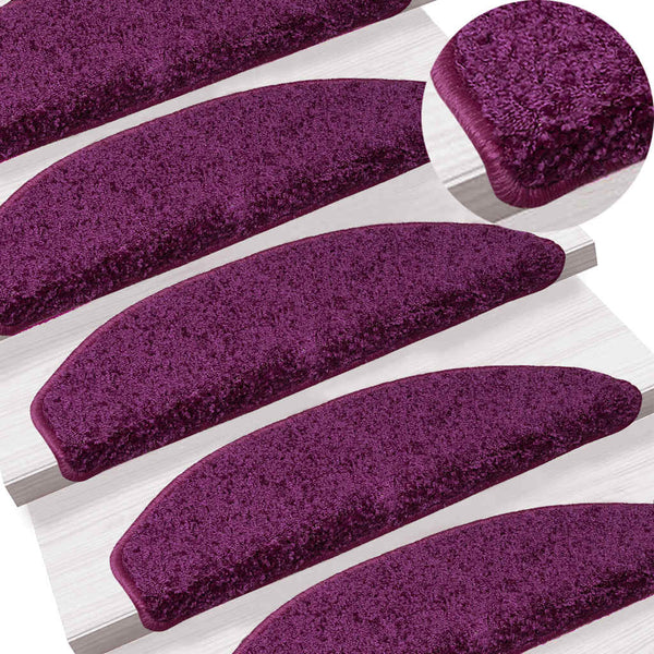Porrasmatot 30 kpl 65x21x4 cm violetti puolipyöreä suuri