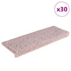 Porrasmatot 30 kpl 65x21x4 cm Valkoinen ja Pinkki