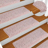 Porrasmatot 30 kpl 65x21x4 cm Valkoinen ja Pinkki