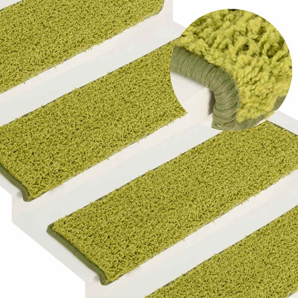 Porrasmatot 30 kpl 65x21x4 cm Vihreä Suorakulmainen Reuna