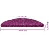 Porrasmatot 20 kpl Violetti 56x17x3 cm