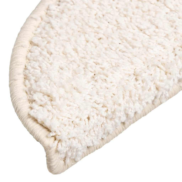 Porrasmatot 20 kpl 56x17x3 cm Valkoinen Puolipyöreä