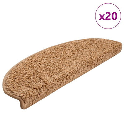 Porrasmatot 20 kpl Beige 65x21x4 cm