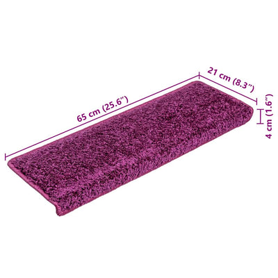 Porrasmatot 20 kpl 65x21x4 cm Violetti
