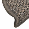 Porrasmatot Itsekiinnittyvä Sisal-Look 30 kpl Ruskea beige