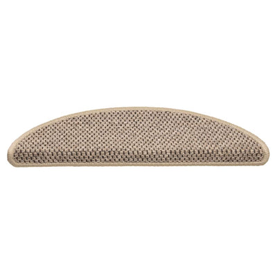 Itsekiinnittyvät porrasmatot sisaltyyli 30 kpl 56x17x3 cm beige