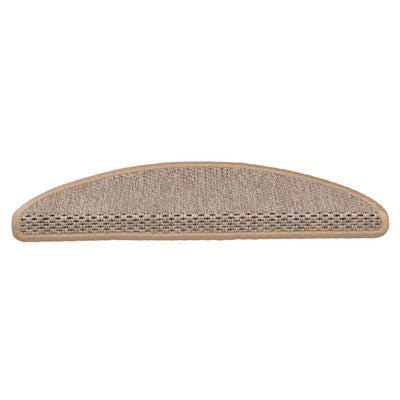 Itsekiinnittyvät porrasmatot sisaltyyli 30 kpl 56x17x3 cm beige