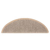 Itsekiinnittyvät porrasmatot sisaltyyli 30 kpl 56x17x3 cm beige