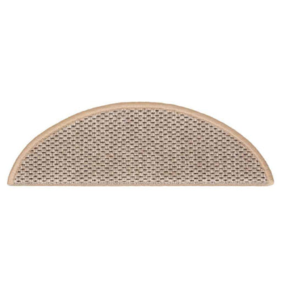 Itsekiinnittyvät porrasmatot sisaltyyli 30 kpl 56x17x3 cm beige