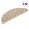 Portaiden matot Itsekiinnittyvä Sisal-Look 30 kpl Berber