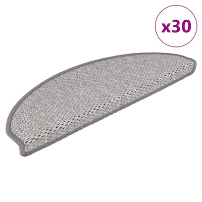 Portaiden matot Itsekiinnittyvä Sisal-Look 30 kpl 65x21x4 cm