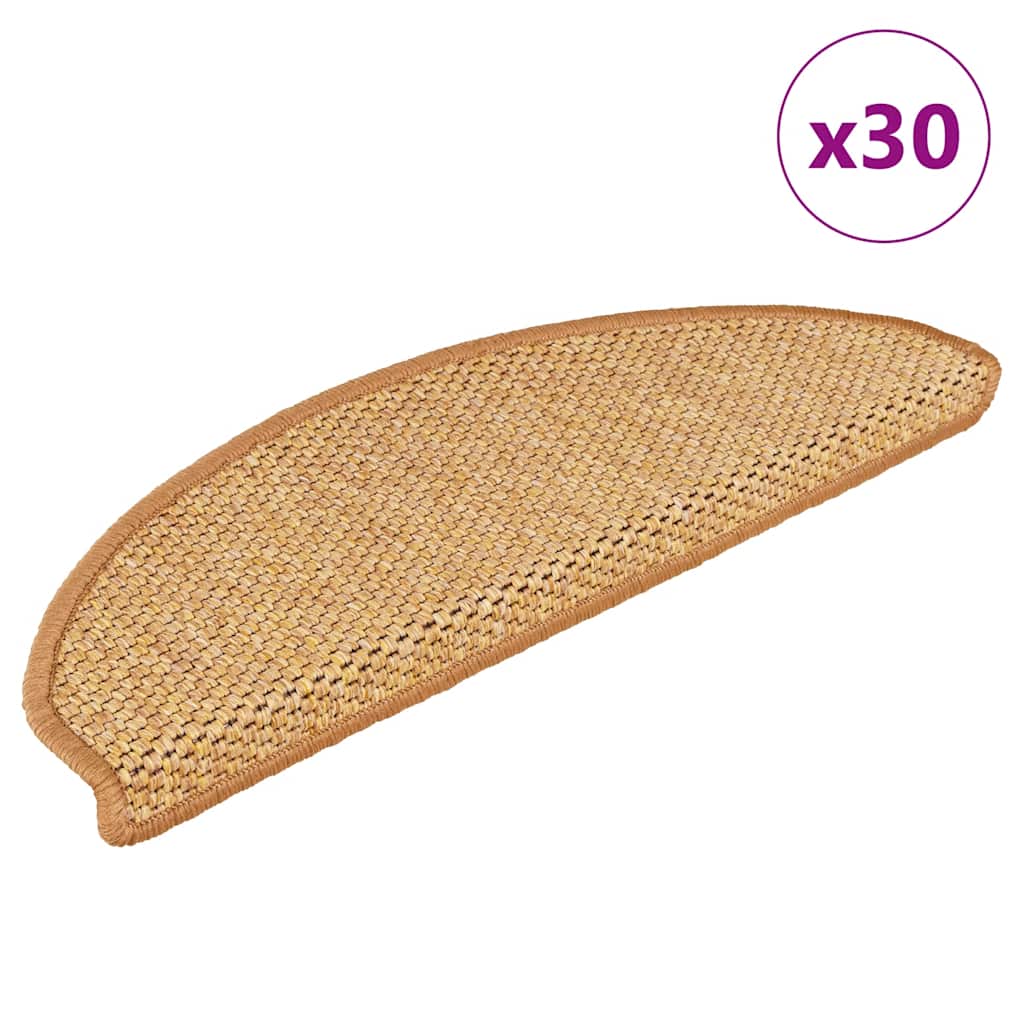 Sisal porrasmatot itsekiinnittyvä Melitica 65x21x4cm (30 kpl)