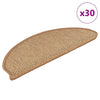 Porrasmatot Itsekiinnittyvä Sisal-Look 30 kpl 65x21x4 cm Sisal