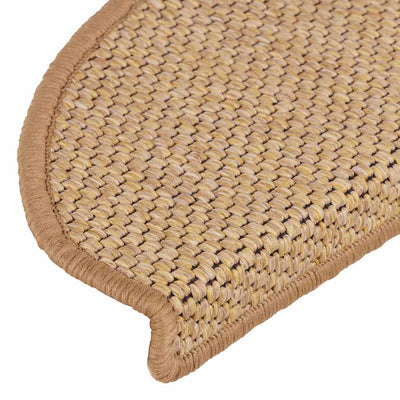 Porrasmatot Itsekiinnittyvä Sisal-Look 30 kpl 65x21x4 cm Sisal